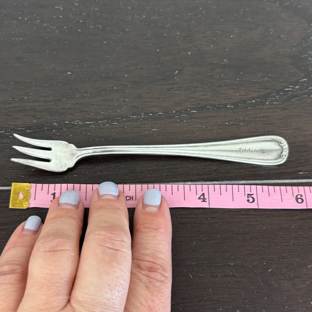 Vintage | Albert Pick &‎ Co Silverplate | Lincoln 1919 | Cocktail Fork | Addison